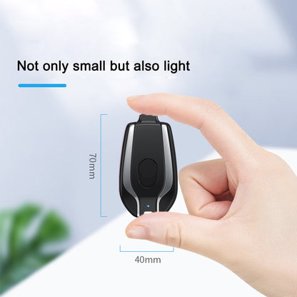 1500mAh Mini Keychain Emergency Charger