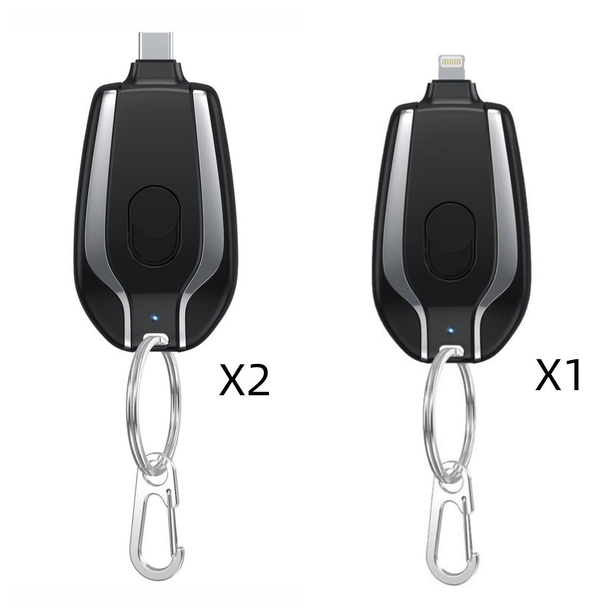 1500mAh Mini Keychain Emergency Charger